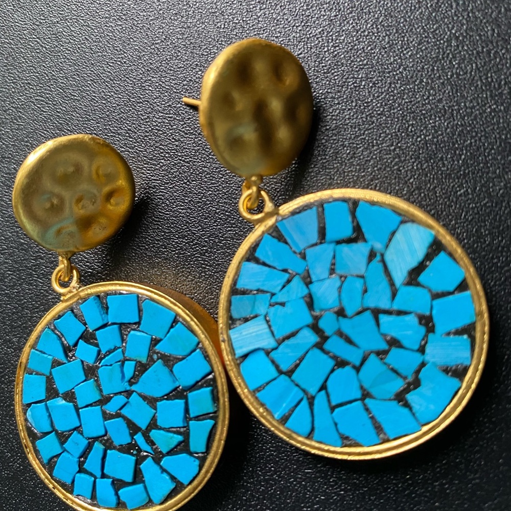 Turquoise earrings - Picture 5 of 8